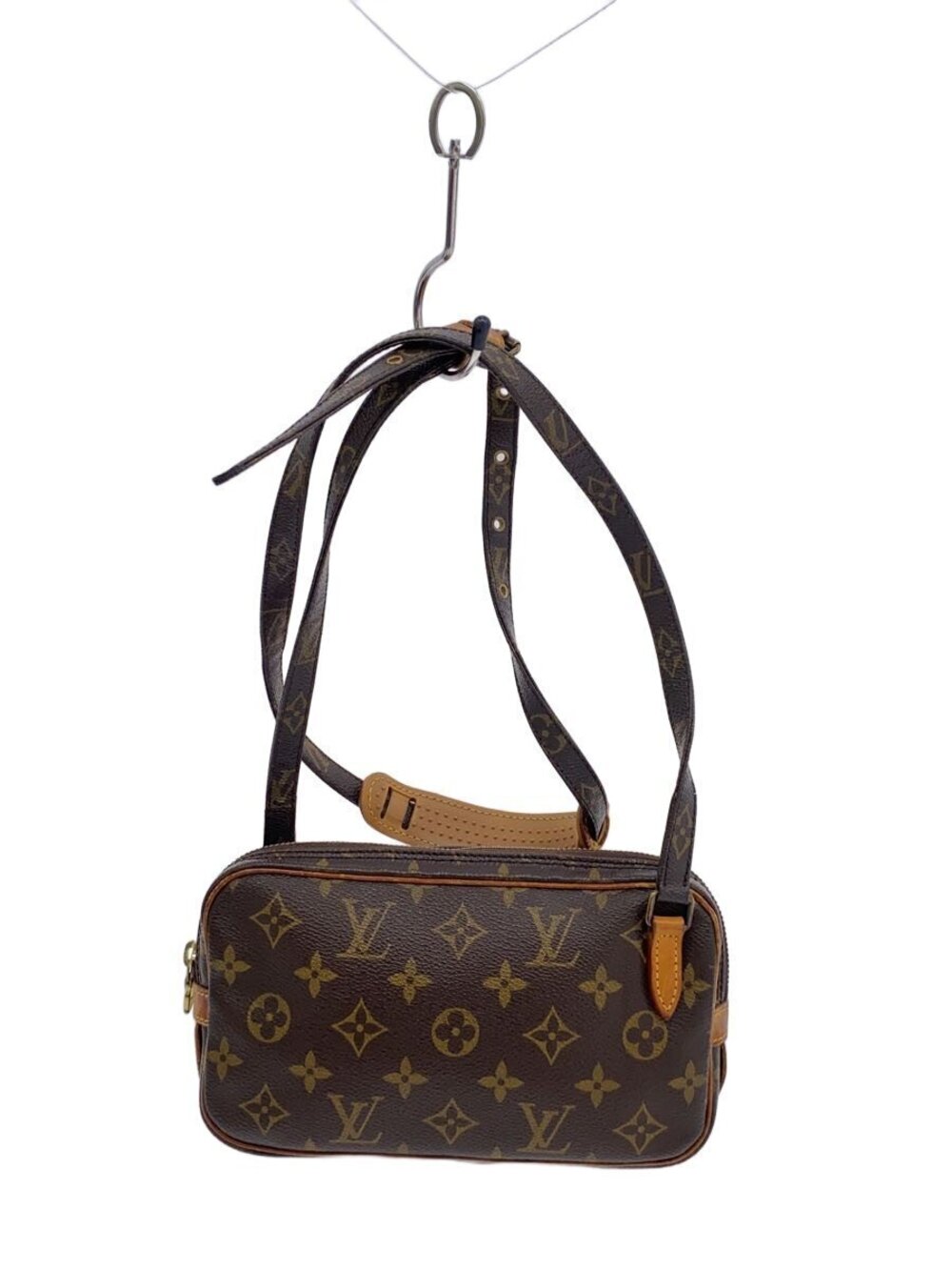 Louis Vuitton Pochette Marly Bandouliere Monogram Canvas Brown